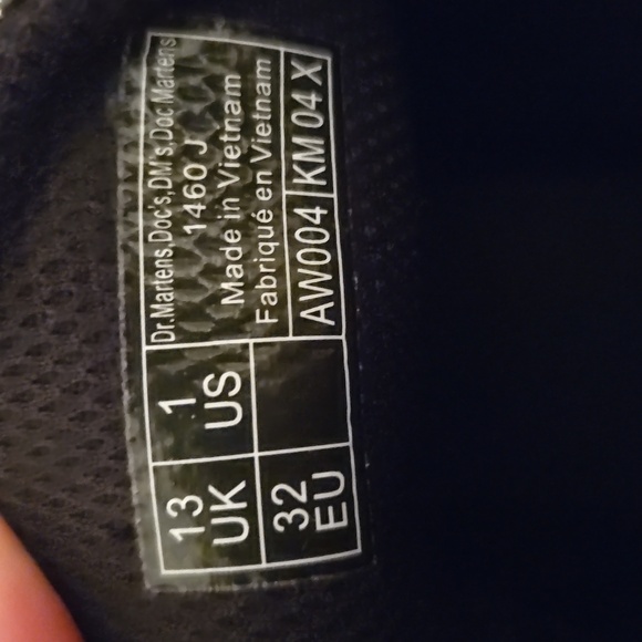 NWOT Youth 1460 Glitter lace up boot - Picture 8 of 9